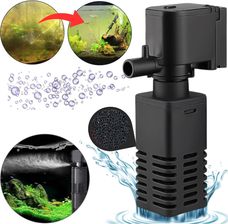 Filtr Wewnętrzny Do Akwarium Profesjonlany Pompka Gąbkowy 10-60L 4W 400L/h 1770687742