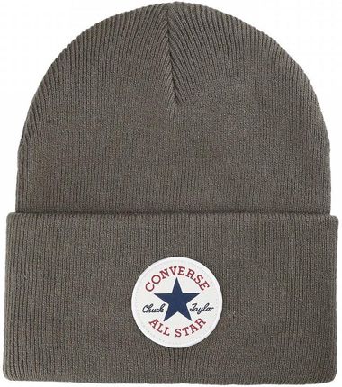 Czapka zimowa uniseks Converse Chuck Taylor All Star Patch Beanie - oliwkowa/khaki