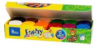 Farby plakatowe 20ml 12 kolorów KF001-D 1776613724