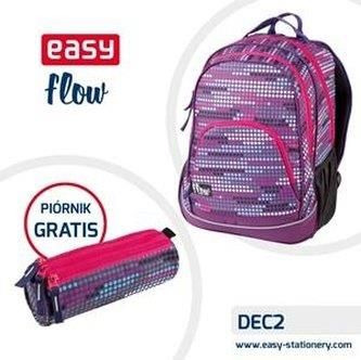 Plecak szkolny młodzieżowy różowy Easy piórnik GRATIS 1776614318