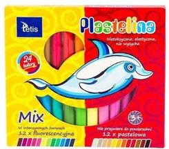 Zdjęcie Plastelina mix 15g 24 kolory KP004-G - Puszczykowo