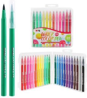 Pisak artystyczny pędzelkowy 24 kolorów M&amp;G; 1776631271