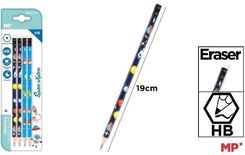 Zdjęcie Ołówek z gumką HB 4szt Kosmos - Wągrowiec