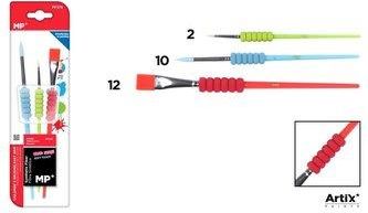 Pędzle dla dzieci kolorowe 3szt 1776665946