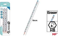 Zdjęcie Ołówek z gumką HB 4szt Panda - Czempiń