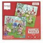 Puzzle magnetyczne 20x2 + książka Rycerze 1776628480