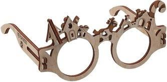 Puzzle Drewniane 3D Okulary Domki 1776658583
