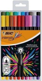 Cienkopisy Intensity Fine AST+FUN mix 20szt BIC 1776613970