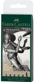 Cienkopisy Pitt Artist Pen 6szt 1776641256