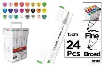 Markery dwustronne Chromax 24 kolory 1776673773