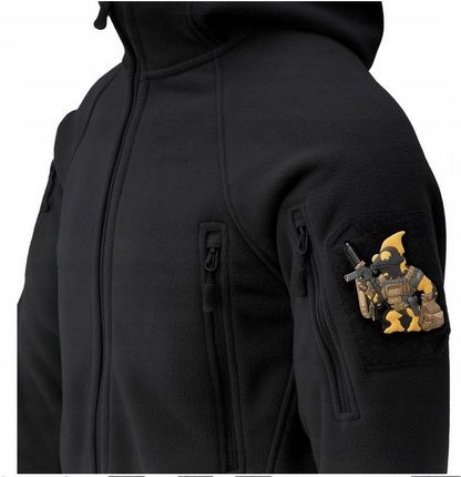 BLUZA MĘSKA Z KAPTUREM POLAR ROZPINANY HELIKON PATRIOT MK2 CZARNA 3XL - zdjęcie 5