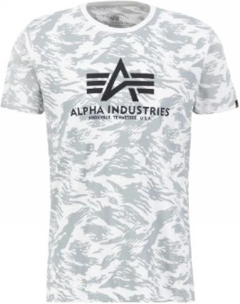 Koszulka Alpha Industries Basic 100501C 635 - Brushstroke White • RATY 0% | Kup dziś i zapłać za 30 dni | GRATIS WYSYŁKA | ZWROT DO 100 DNI S