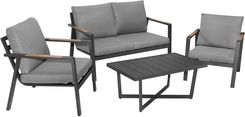 Zdjęcie 1Dea.Me Meble Ogrodowe Aluminiowe Sofa + Dwa Fotele + Stolik (201458) - Wieliczka