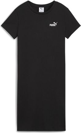 Puma Damska Sukienka O Wąskim Kroju Z Małym Logo No. 1 Ess Black