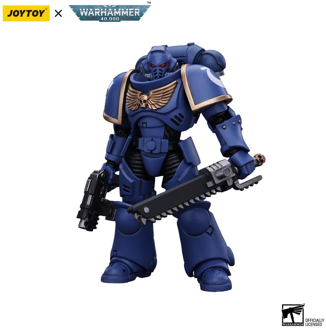 JOYTOY Warhammer 40k Action Figure - Ultramarines Outriders Brother Catonus (1/18) - 2
