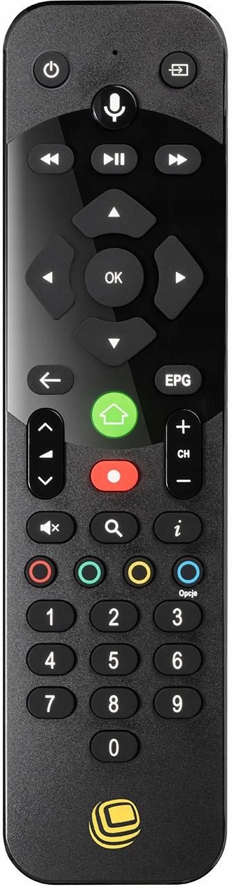 Pilot do telewizora Cyfrowy Polsat Pilot do dekodera Box 4k Bluetooth