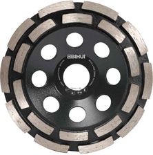 BIHUI Tarcza diamentowa 125mm DWURZĘDOWA do szlifowania betonu