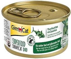 Gimcat Superfood Shinycat Duo Karma Dla Kotów Tuńczyk Z Cukinią 24X70G