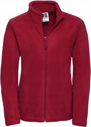 Polar damski rozpinany-zamek Klasyczna Czerwień r. 2XL