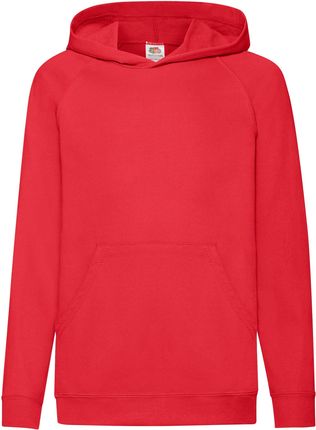 Bluza dziecięca przez głowę z kapturem Lightweight Hooded Czerwony r. 9-11