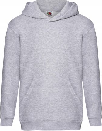 Bluza dziecięca przez głowę z kapturem Szary Melanż r. 7-8(128)