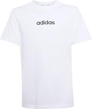 Zdjęcie adidas Uniseks - dzieci ESSENTIALS LINEAR LOGO T-SHIRT, white/black, 9-10 Years - Tychy