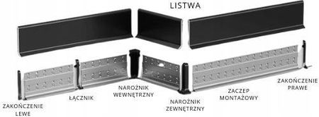 Eviso Narożnik Zewnętrzny Biały Polerowany 60Mm - zdjęcie 2