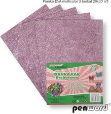 Zdjęcie Pianka Multicolor Brokat 3 20X30 5szt. - Pruszków