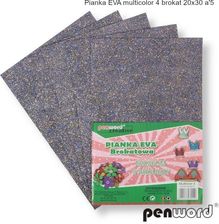 Zdjęcie Pianka Multicolor Brokat 4 20X30 5szt. - Warszawa