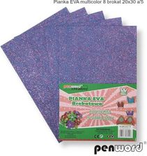 Zdjęcie Pianka Multicolor Brokat 8 20X30 5szt. - Warszawa