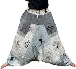 Zdjęcie Spodnie Alladynki Unisex - Szare - Łomianki