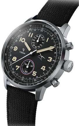 Yema YMHF1582AA-AA Flygraf Bi-Compax French Air Force Chronograph
