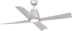 Faro Zewnętrzny energooszczędny wentylator sufitowy z oświetleniem LED i pilotem zdalnego sterowania Typhoon szary 130 cm IP44 (33489-15)