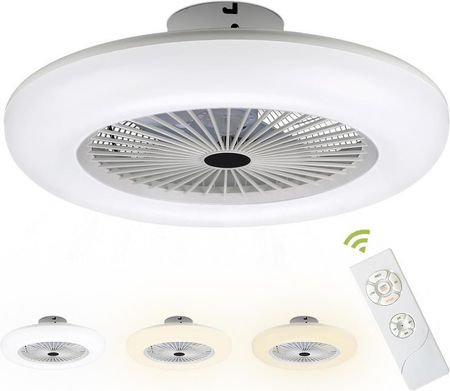 Jopassy wentylator sufitowy 80W Regulowana prędkość wiatru do salonu jadalni sypialni (RL-HG6728-1-OT)