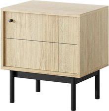 Zdjęcie Piaski Szafka Nocna Japandi S54 Czarny Dąb Linea - Zelów