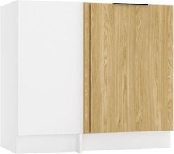 Zdjęcie Stolkar Szafka Dolna Narożna Alto Z 1 Frontem 90X82Cm Dnp Laminat Dąb Olejowany - Żyrardów