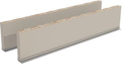 Zdjęcie Fabryka Mebli Rawa Cokół Boczny Z Uszczelką Presto 51X15Cm Płyta Laminowana Kaszmir - Przemyśl