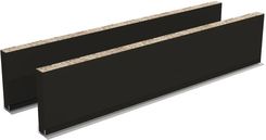 Zdjęcie Fabryka Mebli Rawa Cokół Boczny Z Uszczelką Presto 51X10Cm Płyta Laminowana Czarny - Nowe Skalmierzyce