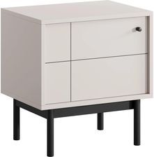 Zdjęcie Piaski Szafka Nocna Japandi S54 Czarny Kaszmir - Strzegom