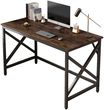 Rebiko Biurko Komputerowe Industrialne Stolik Rustykalny Do Pracy Metalowa Rama