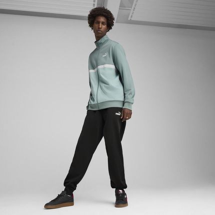 Męski dres Poly Colourblock PUMA Green Moon - zdjęcie 2