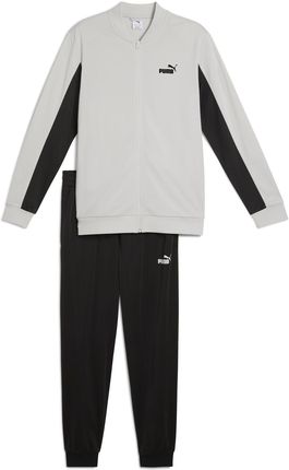 Męski dres inspirowany koszykówką z poliestru PUMA Glacial Gray