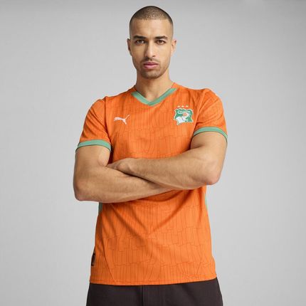 Męska koszulka domowa Wybrzeże Kości Słoniowej 2025 PUMA | -50% z kodem SPORT50 na trzeci produkt z wybranej oferty Decathlon - zdjęcie 2