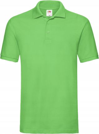 Koszulka Męska Premium Polo Limonka r. L