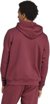 Bluza z kapturem męska adidas ESSENTIALS bordowa JD2403 - zdjęcie 3