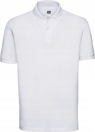 Koszulka męska Polo Classic z krótkim rękawem Biały r. S