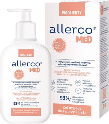 Allerco Med Żel myjący do skóry skłonnej do podrażnień i allergii 200 ml