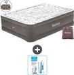 Materac dmuchany Bestway - 2-osobowy - 152 x 203 x 56 cm - Brązowy - Akcesoria w zestawie