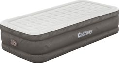 Bestway Łóżko Powietrzne Fortech Ze Zintegrowaną Pompką Elektryczną Single Xl/Lmid 191X97X46Cm Transparentne