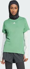 Zdjęcie adidas Aeroready Train Essentials Minimal Branding Crewneck Tee Zielone - Lublin